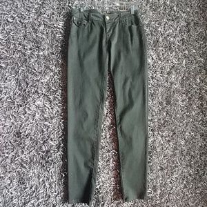 Olive Green Skinny Jeans